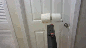 toilet paper gun
