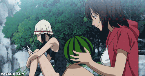 watermelon splitting