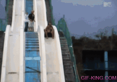 Water Slide Fail | Funny People Images