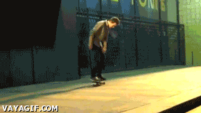 skateboard fall