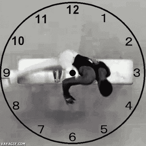 Gymnastic clock