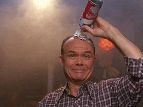 Red Forman Whipped Cream Head