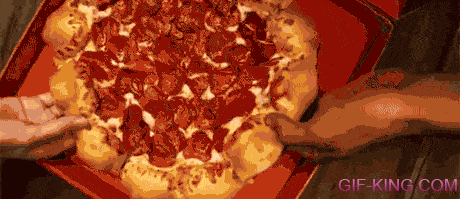 The Most Glorious Pizza Gif