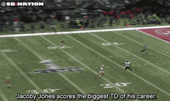 Jacoby Jones scores the biggest TD of his career