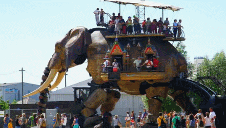 Giant Mechanical Elephant