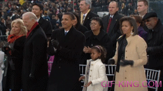 The Obama family dance