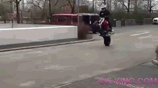 Wheelie Motorcycle Fail