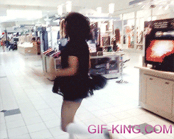 Violently Twerking In The Department Store