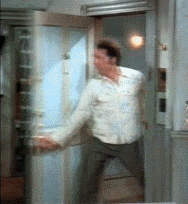 Kramer walks in