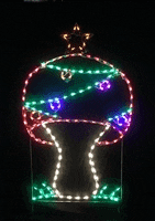 Outdoor Lighted Christmas Decorations LED
