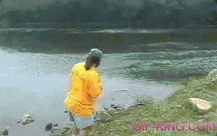 best of the guy skipping a rock