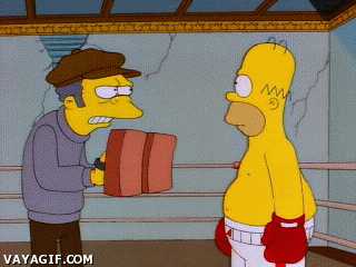 Homer Simpson punch