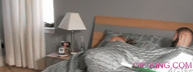 Fake head bed prank
