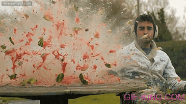 Exploding Watermelon In Slow Motion