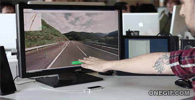 Driving Google Street View with Leap Motion