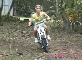 Woman Dirt Bike Jump Fail