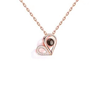 I Love You Projection Necklace
