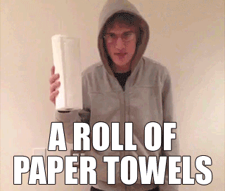 A Roll Of Paper Towels Magic