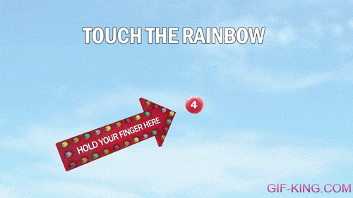 Touch the rainbow!