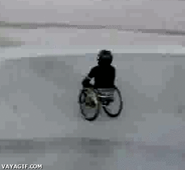 Wheelchair back flip jump
