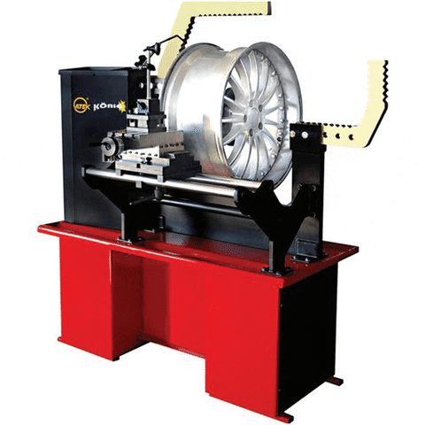 Wheel repair machine