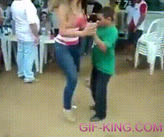 Small Guy Dances With Women