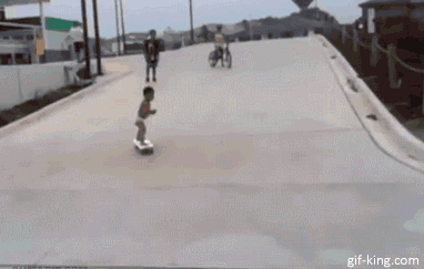 Epic australian toddler skateboarding win