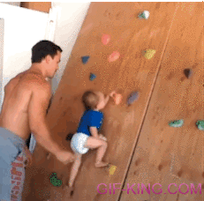 Baby Climbing