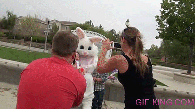 Easter Bunny Drops a Cute Baby