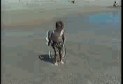 summer beach kid fail ocean wave
