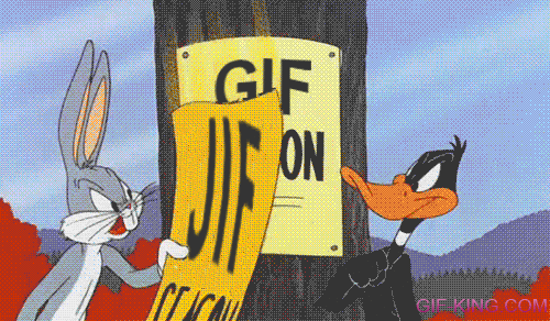 JIF or GIF Bugs Bunny