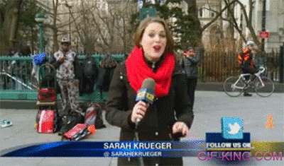 Performer Jumps Over Sarah Krueger News Report