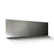 Stainless push plate