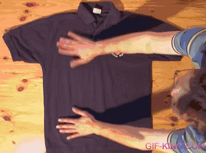 How to Fold a Shirt in 2 Seconds
