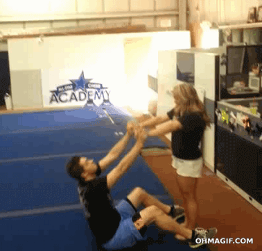 GYMNAST “FLIPPING WITH LEGS” FAIL