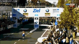 Man ruins Marathon world record finish moment