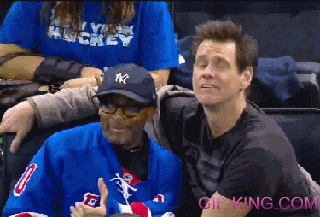 Spike Lee And Jim Carrey Clown Around At MSG