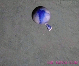 Water Balloon Full Of Mercury Hitting The Ground