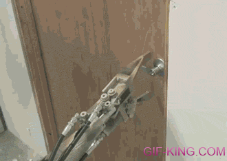 Robot Opening Door Gone Wrong