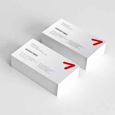 16pt Silk Business Cards