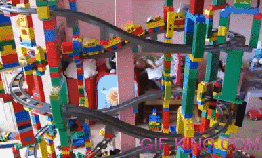 Giant Lego Duplo Train Crash