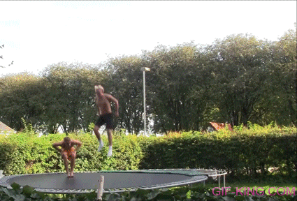 Awesome Jumping on Trampoline