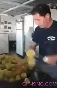 Epic Dude Cutting Lemons Like A Boss