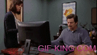 Ron Swanson Throws Out Computer