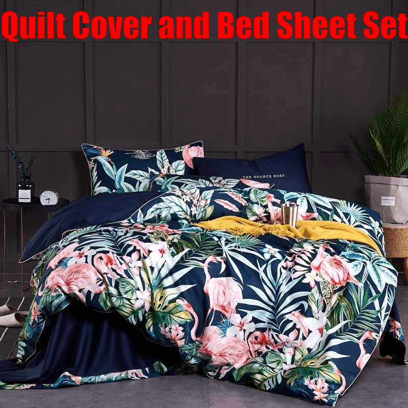 Quilt Cover and Bed Sheet Set