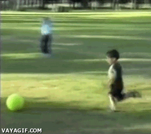 kid soccer fail
