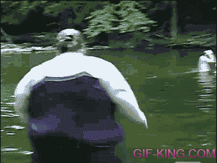 Fat people doing things