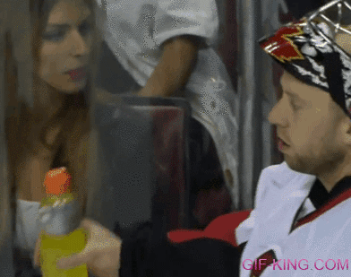 Senators Goalie Disgusts Woman With His Gatorade Drinking